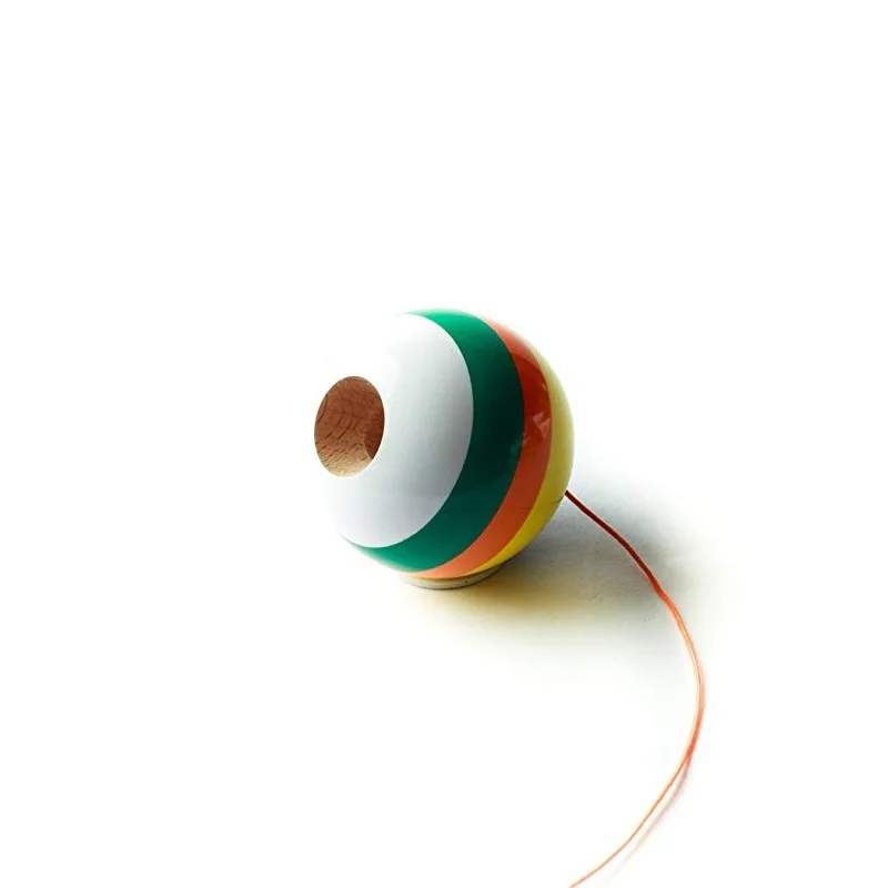 Sweets Prime 5 Stripe Poncho Kendama - Bois De Hêtre, Peinture Adhérente Et Corde Renforcée