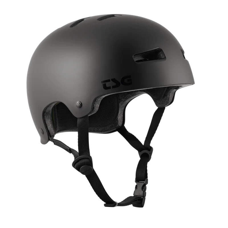 Casque TSG Evolution Pour Scooter, BMX, Skate - Noir Mat Taille S/M (54-56cm) - Neuf
