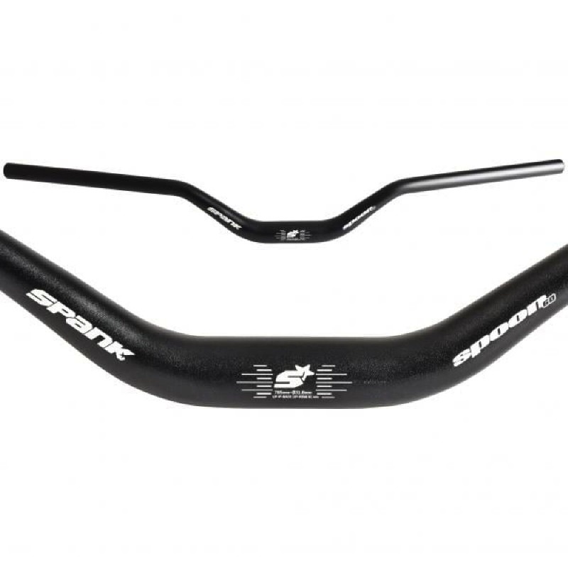Spank Mixte Spoon 2.0 Rise 25 Mm Cintre VTT 785mm - Noir, Ultra Rigide Et Confortable