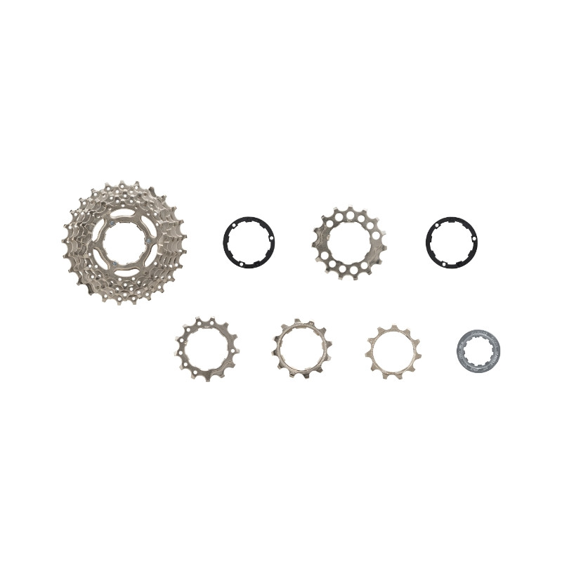 Cassette Vélo 7 Vitesses 11-28 Dents - Alliage Acier Traité Antirouille - Compatible Moyeu Arrière