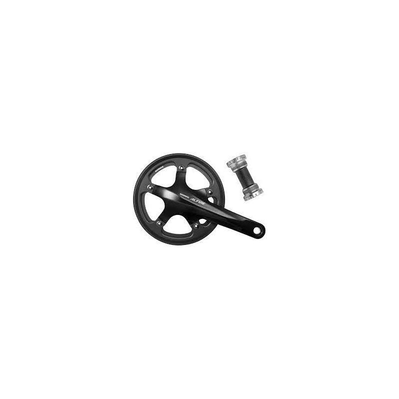 Pédalier Vélo Route 170 Mm – 50/34 Dents, 8/10 Vitesses, Trou Carré, Compatible Shimano, Léger En Alliage