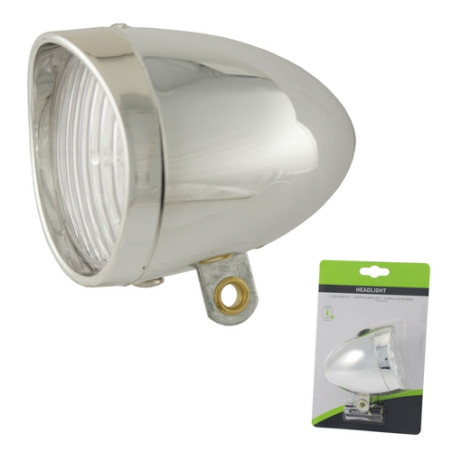 Phare Ancien Vélo Collection LEFOL Aluminium Bombé - Occasion