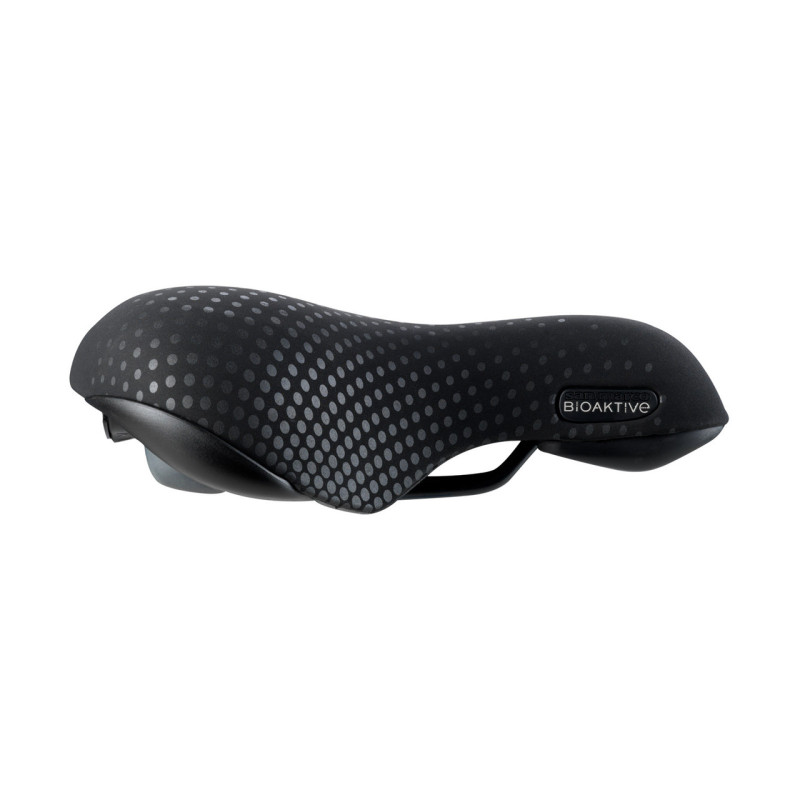 Selle San Marco CITY SOFA – Zacht En Comfortabel Stadsfietszadel, Breed Zitvlak, Zwart, Geschikt Voor Touring