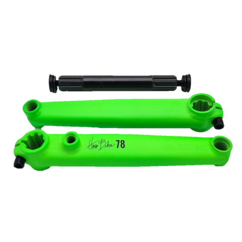 Pédalier Haro BMX Old School 175mm Chrome - Bras De Manivelle Une Pièce - Occasion